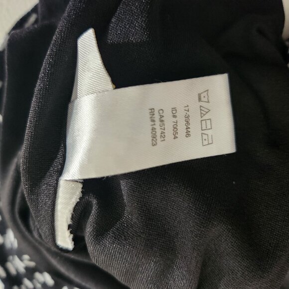 Ann Taylor Loft Sleeveless Black & White Patterned Dress Size M - Picture 16 of 16